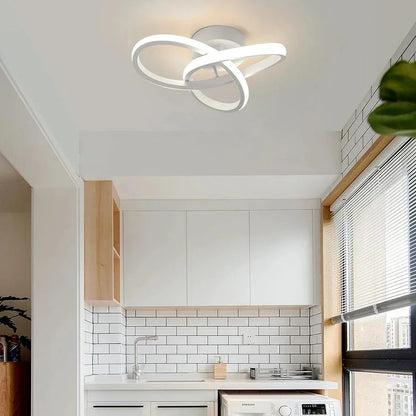 Modern 25W LED Ceiling Light – White or Black – view 10