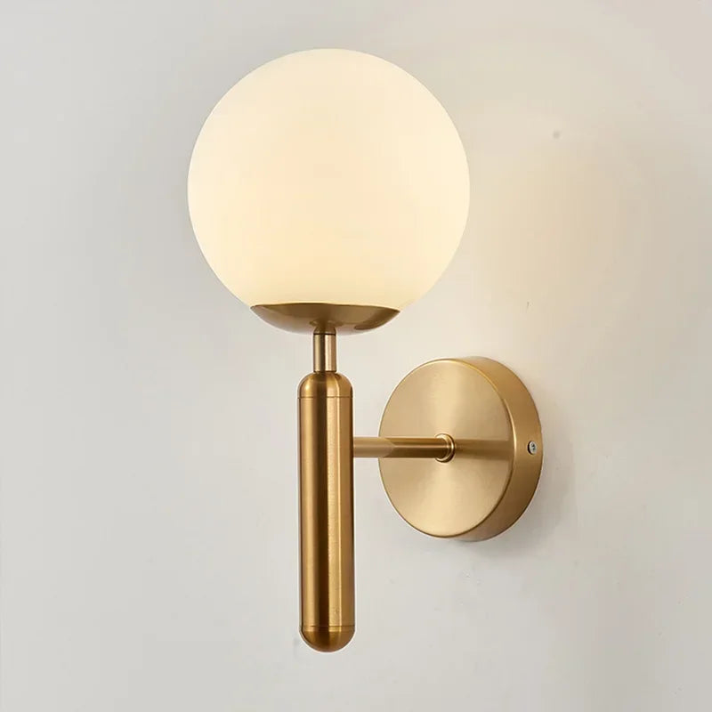 Modern Integrated LED Wall Light – Gold or Black