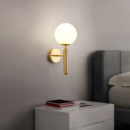 Modern Integrated LED Wall Light – Gold or Black – view 2