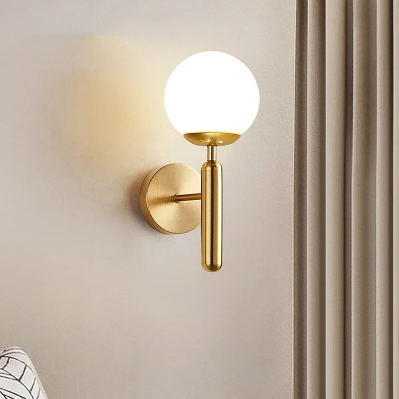 Modern Integrated LED Wall Light – Gold or Black – view 3