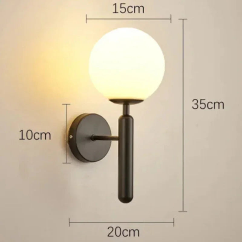 Modern Integrated LED Wall Light – Gold or Black – view 6