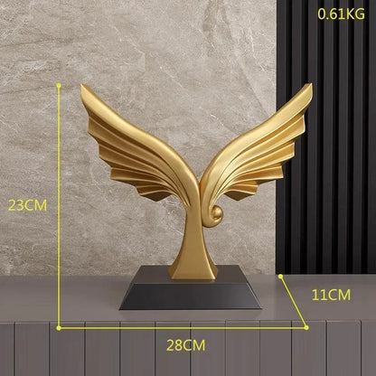 Modern Resin Sculpture with Crystal Sphere – view 8