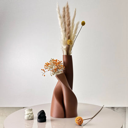 2-Piece Modular Geometric Vase Set – 5 Colours – view 4