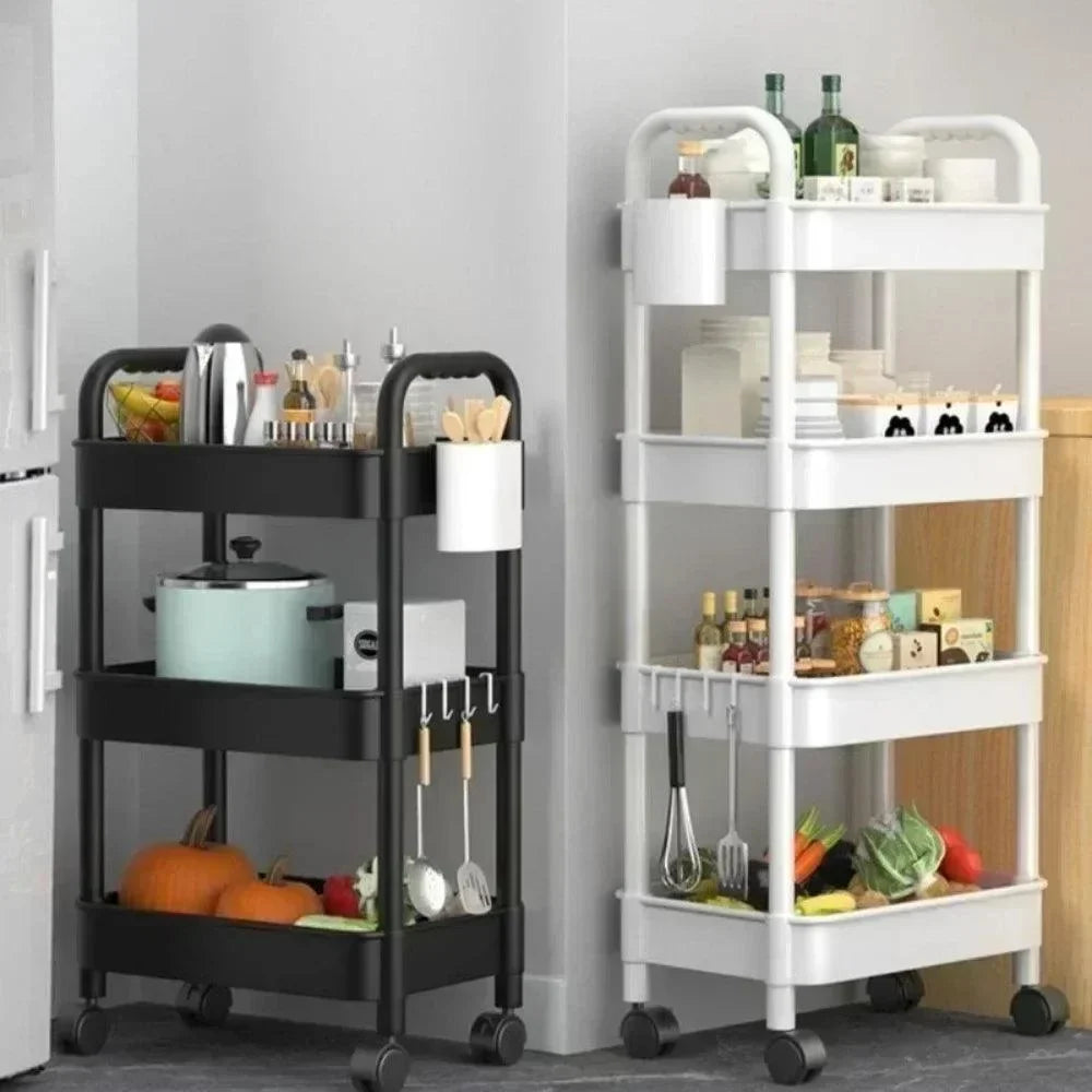 Multi-Tier Rolling Kitchen Storage Cart – view 2