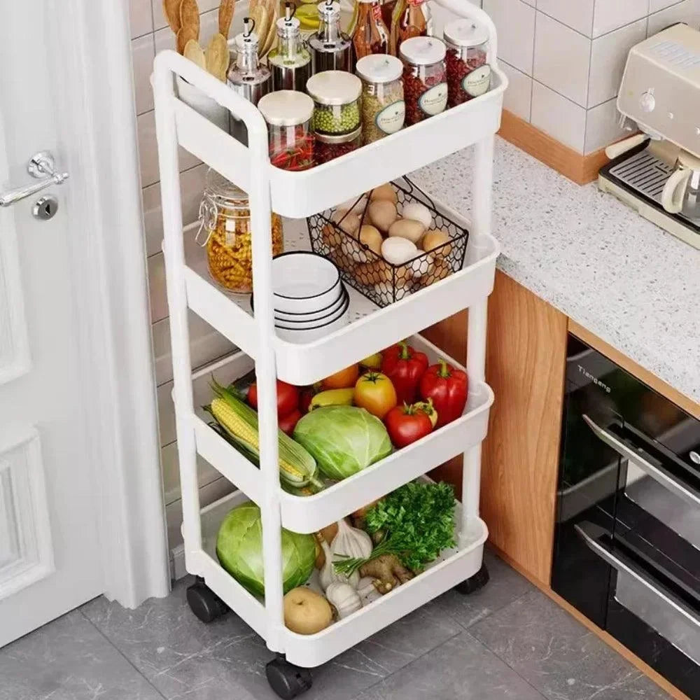 Multi-Tier Rolling Kitchen Storage Cart – view 4