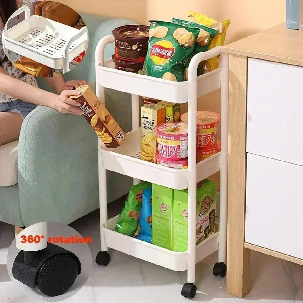 Multi-Tier Rolling Kitchen Storage Cart – view 5