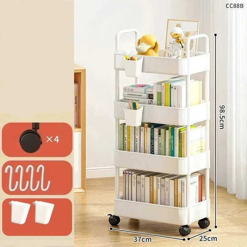 Multi-Tier Rolling Kitchen Storage Cart – view 7