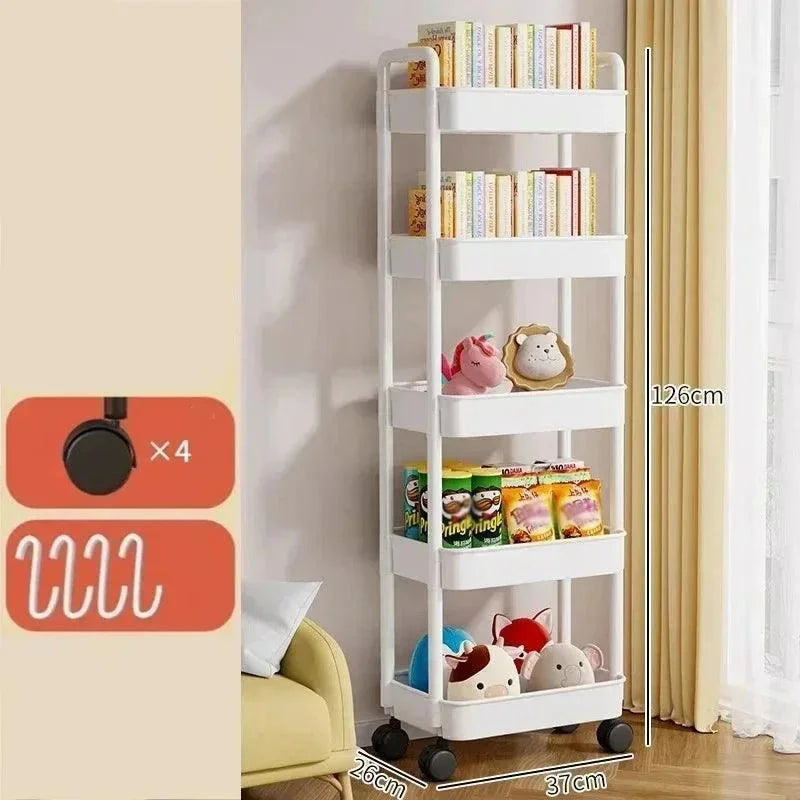 Multi-Tier Rolling Kitchen Storage Cart – view 8