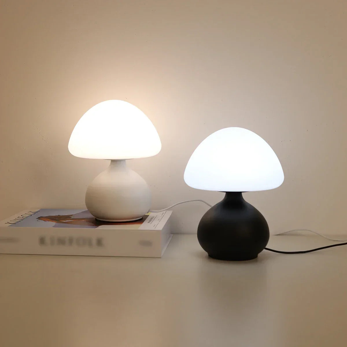 Mushroom Multicolour Dimmable USB Table Lamp – view 2
