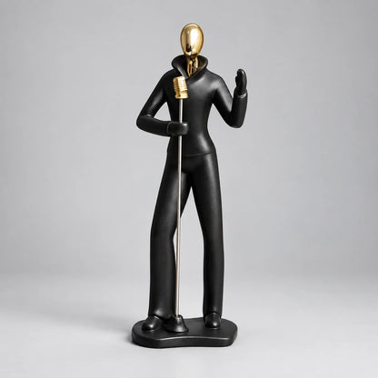 Black Musical Performer Resin Sculpture – 4 Figures or Set – view 5