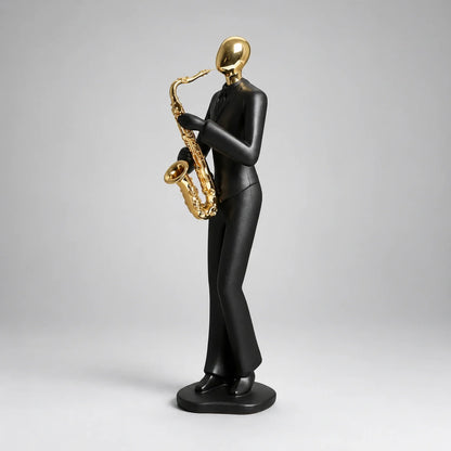 Black Musical Performer Resin Sculpture – 4 Figures or Set – view 7