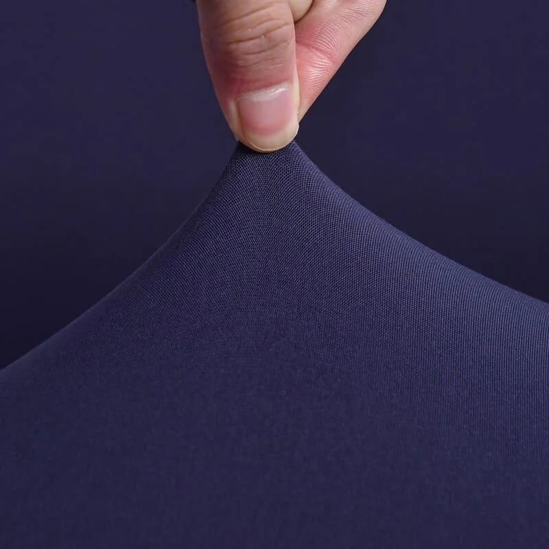 Navy waterproof spandex sofa cover – view 2