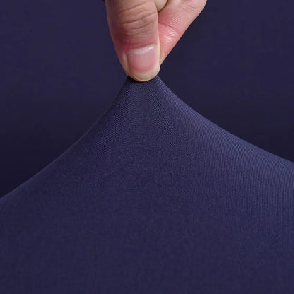 Navy waterproof spandex sofa cover – view 2