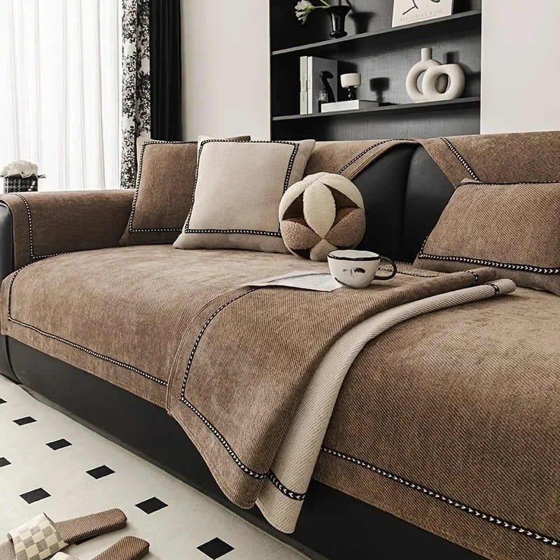 Non-Slip Chenille Sofa Cover