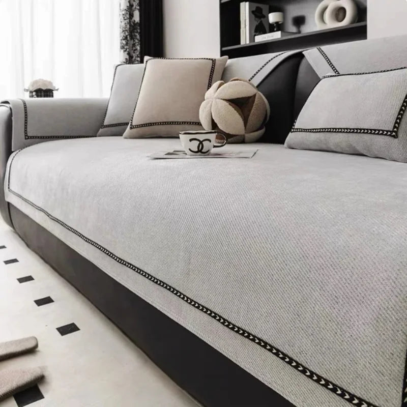 Non-Slip Chenille Sofa Cover – view 9