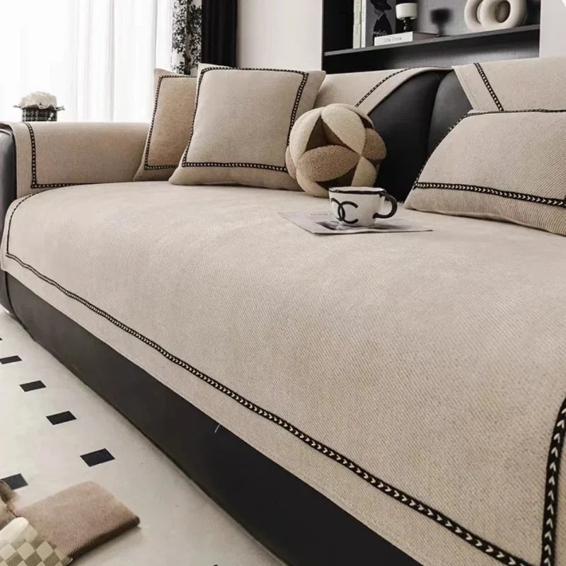 Non-Slip Chenille Sofa Cover – view 10