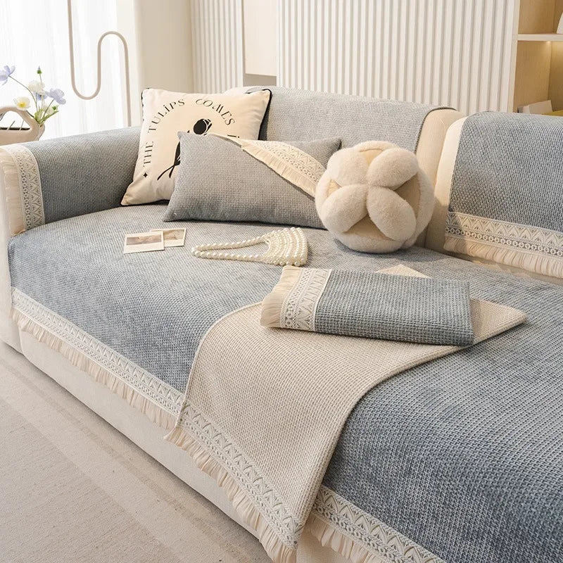 Non-Slip Velvet Sofa Cover