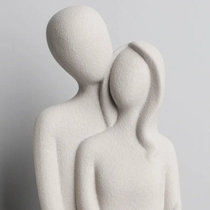 Nordic Abstract Couple Ceramic Sculpture – view 5
