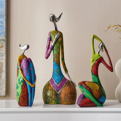 Nordic Abstract Resin Sculpture Collection