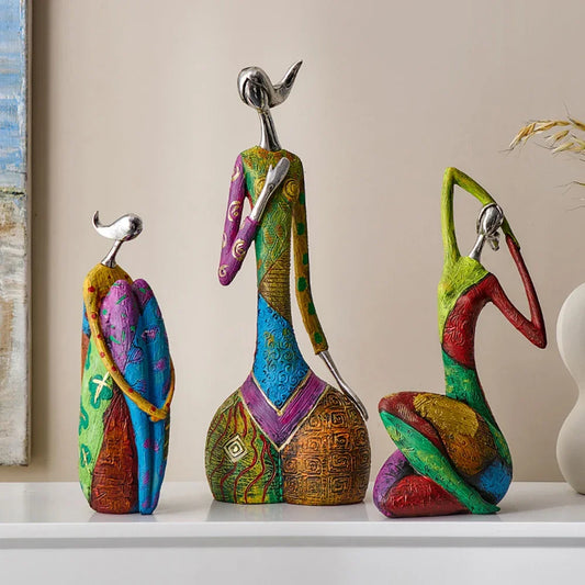 Nordic Abstract Resin Sculpture Collection
