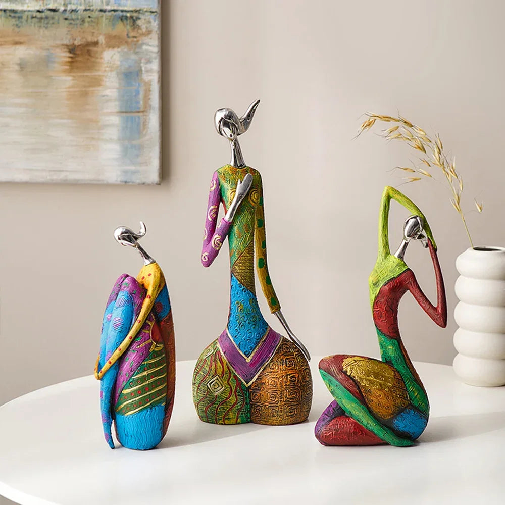 Nordic Abstract Resin Sculpture Collection – view 6