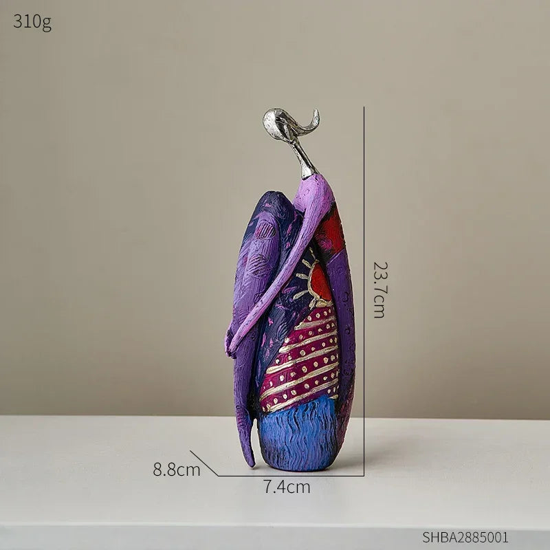 Nordic Abstract Resin Sculpture Collection – view 14