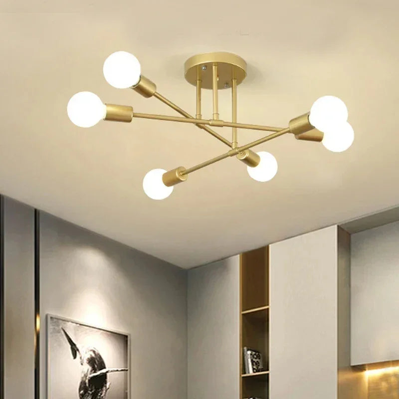 Nordic Ceiling Light – Gold, Black or White