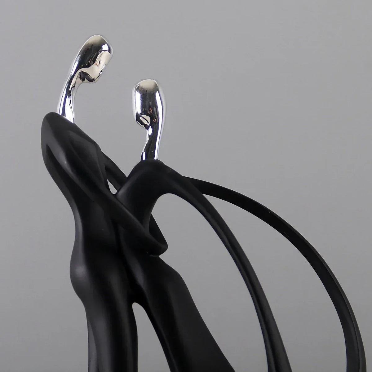Nordic Dancing Couple Resin Sculpture – view 3