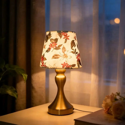 Nordic Fabric Shade Dimmable USB Table Lamp