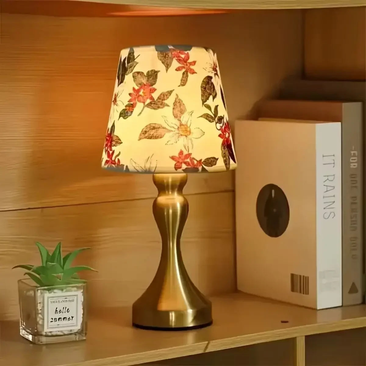 Nordic Fabric Shade Dimmable USB Table Lamp – view 3