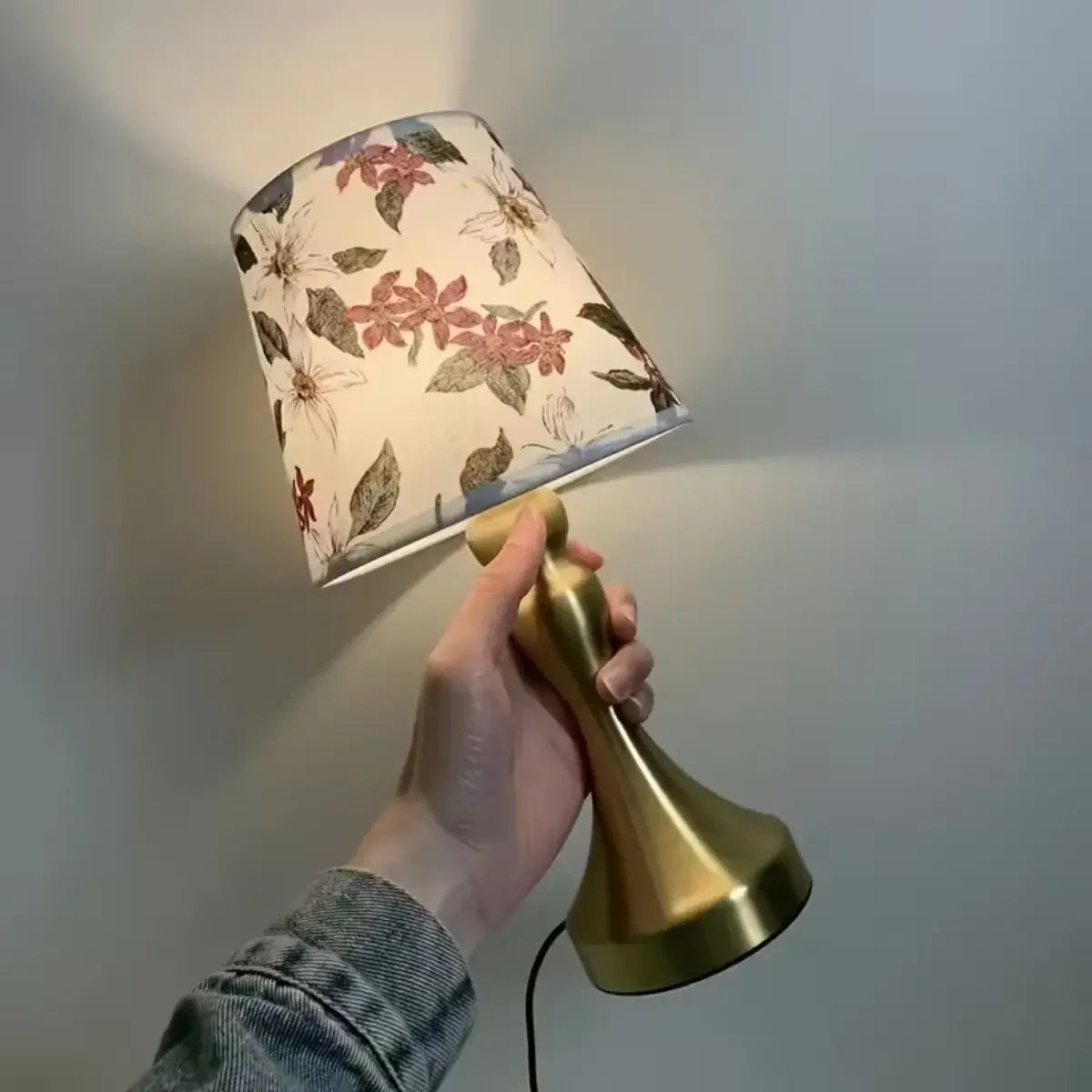 Nordic Fabric Shade Dimmable USB Table Lamp – view 6