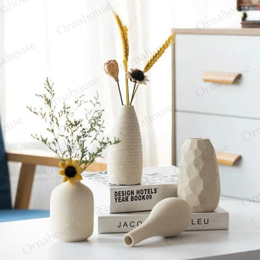 Nordic Minimalist Ceramic Vase