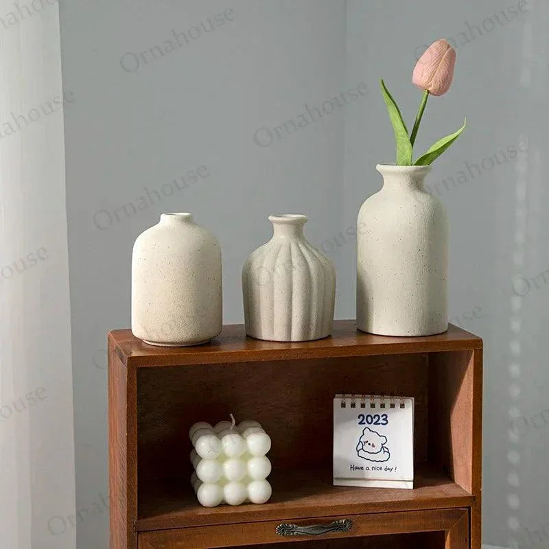 Nordic Minimalist Ceramic Vase – view 6