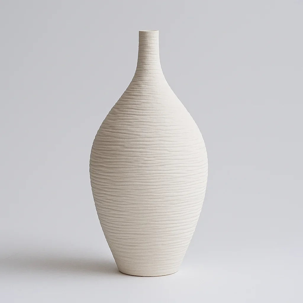 Nordic Narrow-Neck Ceramic Vase – view 8