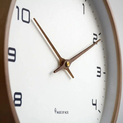 Nordic Solid Wood Silent Wall Clock – view 4