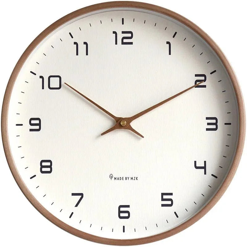 Nordic Solid Wood Silent Wall Clock – view 5