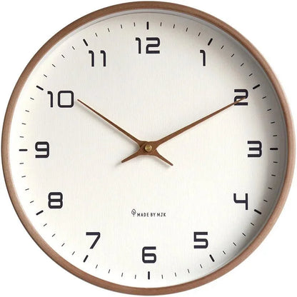 Nordic Solid Wood Silent Wall Clock – view 5