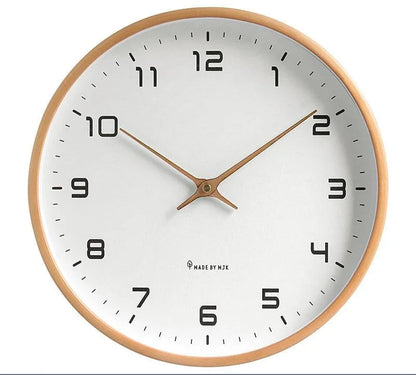 Nordic Solid Wood Silent Wall Clock – view 6