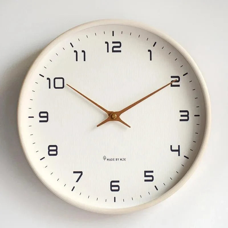 Nordic Solid Wood Silent Wall Clock – view 7