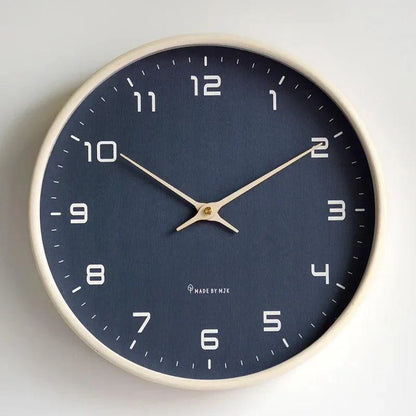Nordic Solid Wood Silent Wall Clock – view 9
