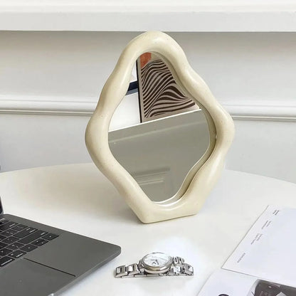 Oval Table Makeup Mirror with Adjustable Tilt – view 6
