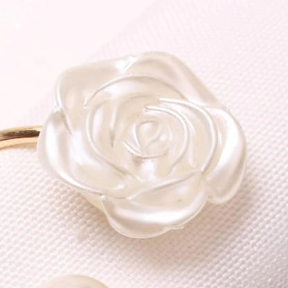 Pearl flower metal napkin rings – view 7