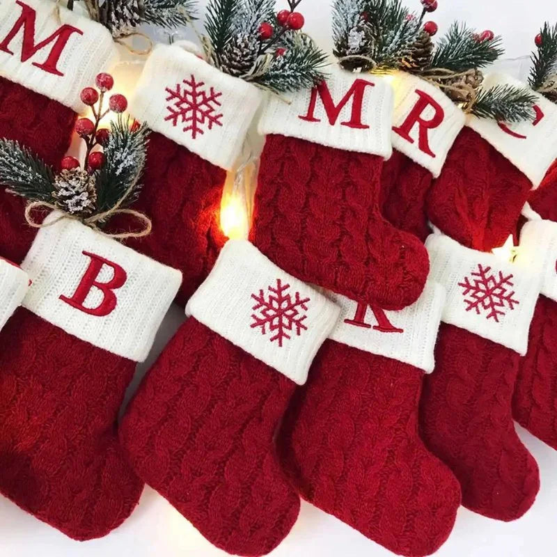 Personalised Initial Christmas Stocking – A to Z – view 2