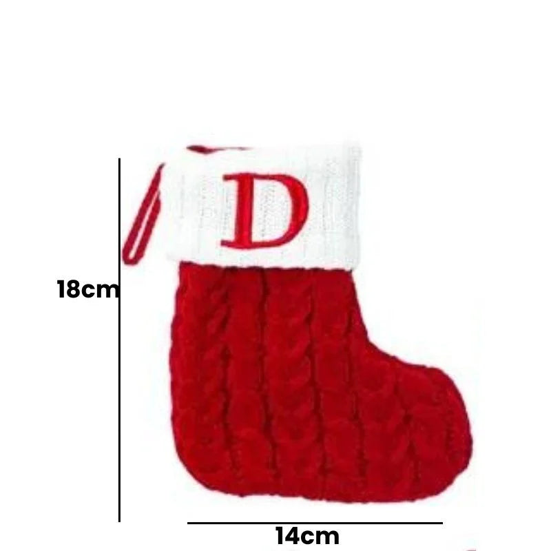 Personalised Initial Christmas Stocking – A to Z – view 10