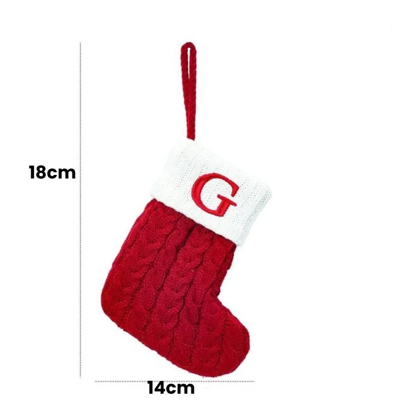 Personalised Initial Christmas Stocking – A to Z – view 13