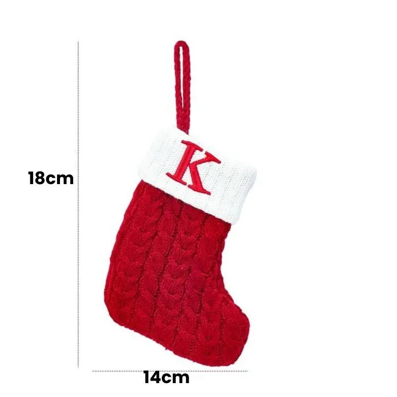 Personalised Initial Christmas Stocking – A to Z – view 16