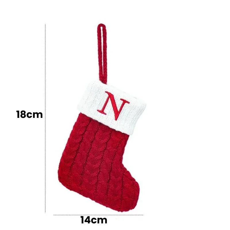 Personalised Initial Christmas Stocking – A to Z – view 20