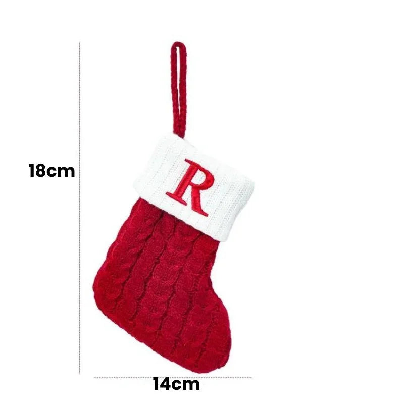 Personalised Initial Christmas Stocking – A to Z – view 24
