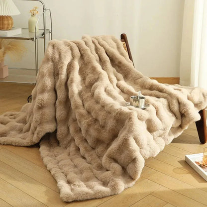 Plush Decorative Throw Blanket