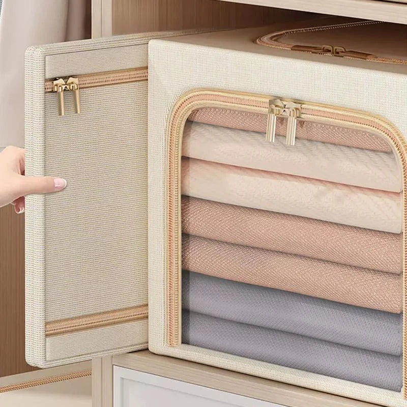Premium fabric wardrobe storage organiser – view 2